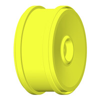 GRP Tyres GH98Y Yellow 24mm Hex Drive Disc Wheel, 2pce.